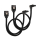 Kabel komputerowy CORSAIR Premium 30cm sleeved 2szt (kątowe) Czarne CC-8900278